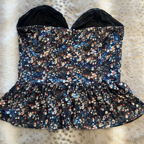 Sugar + Lips2 velvety corset multi colour - Picture 2 of 2